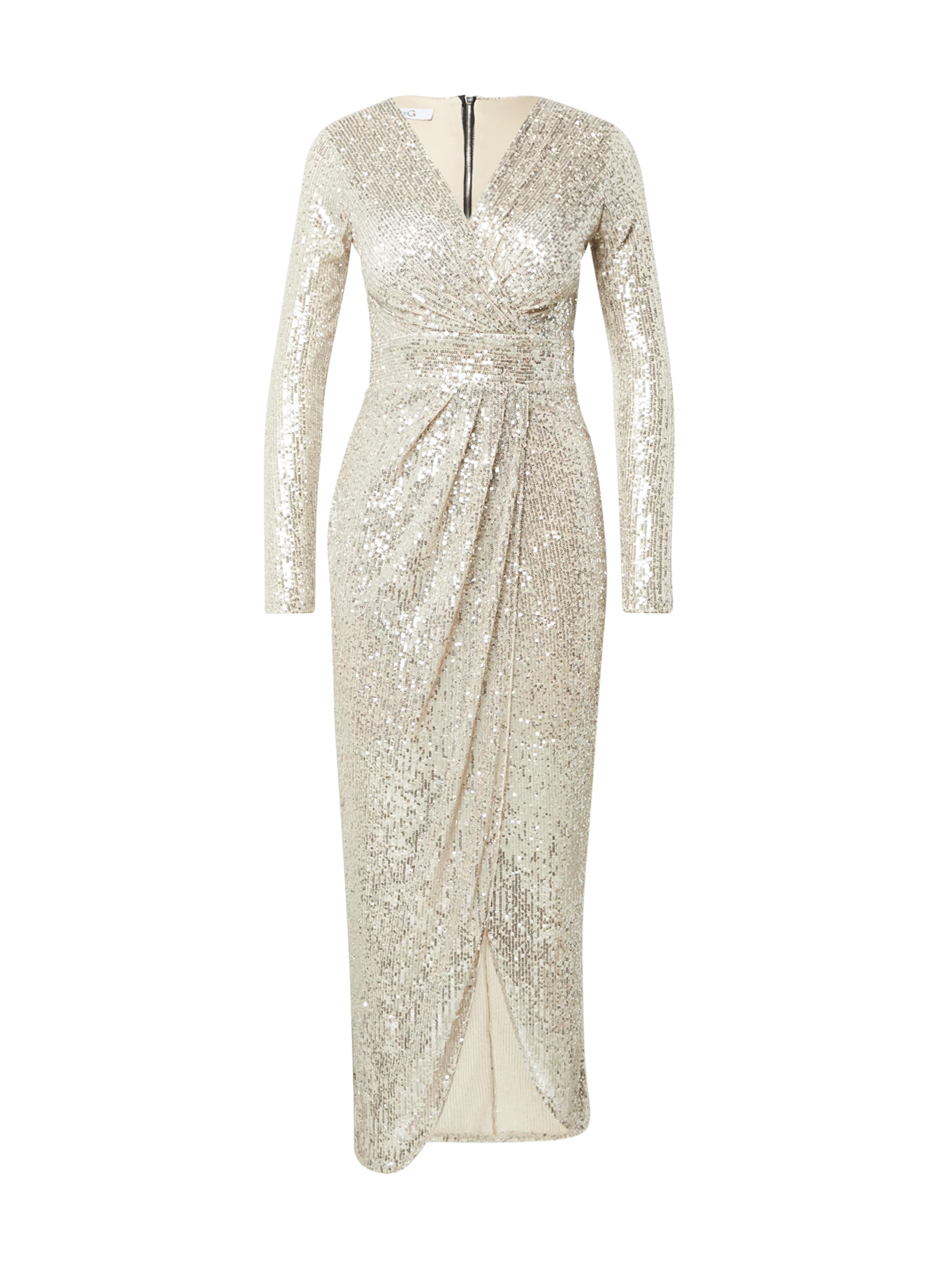 WAL G. Õhtukleit 'DARLING', värv beež: eest vaates