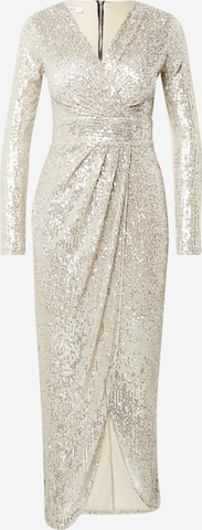 WAL G. - Vestido de festa 'DARLING' em bege: frente