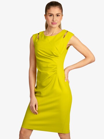 APART Evening Dress in Yellow: front
