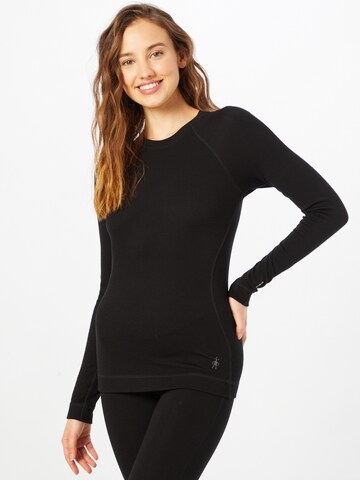 Base Layer Smartwool en noir : devant