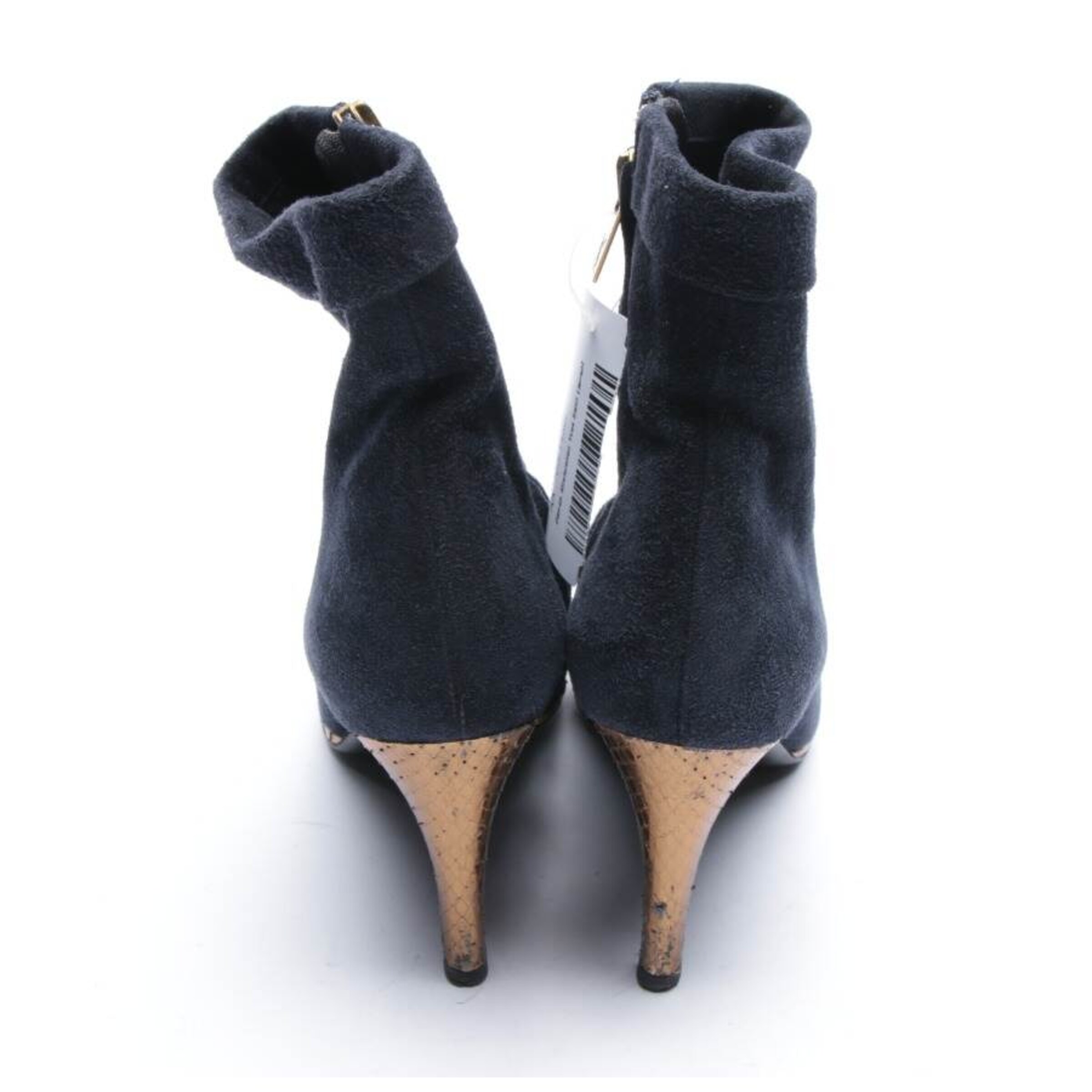 YVES SAINT LAURENT Stiefeletten 35,5 in Blau