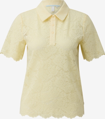 T-shirt QS en jaune : devant