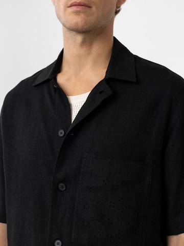 Fit confort Chemise 'Jonas' Antioch en noir