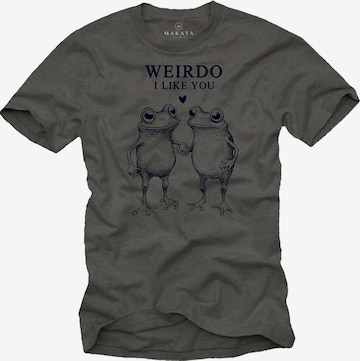 MAKAYA Shirt in Grey: front