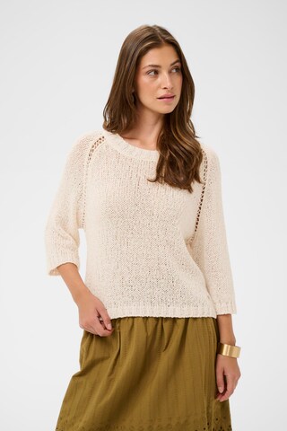 Cream Pullover in Beige: Vorderseite