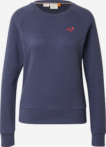 Ragwear Sweatshirt 'Johanka' in Blue: front