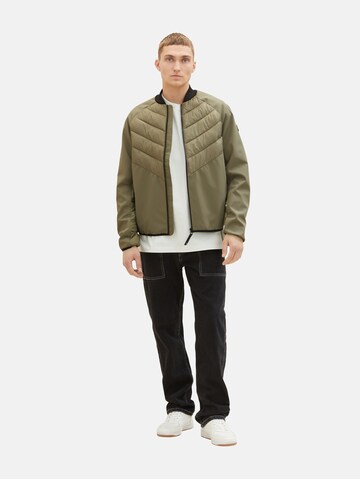 TOM TAILOR DENIM Between-season jacket in Green