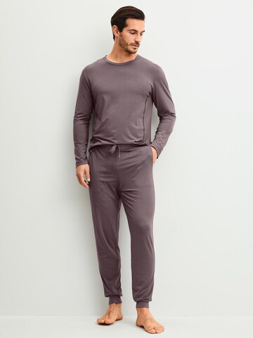 CALIDA Pyjamabroek 'DEEPSLEEPWEAR Balancing' in Bruin