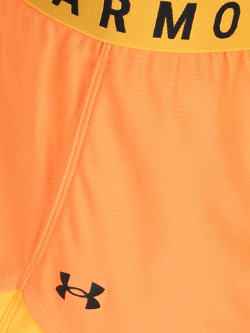 UNDER ARMOUR Regular Sportshorts 'Play Up 3.0' in Orange