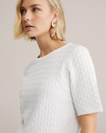 WE Fashion Свитер в Белый