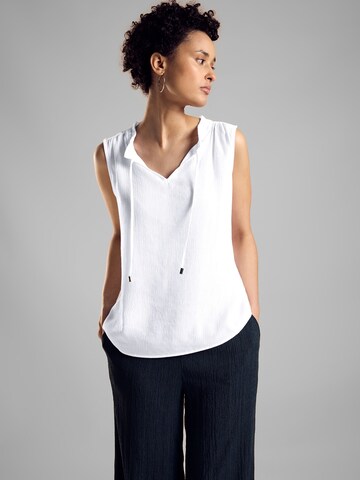 STREET ONE Bluse in Weiß: Vorderseite