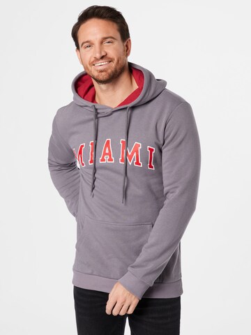 Trendyol Sweatshirt in Grey: front