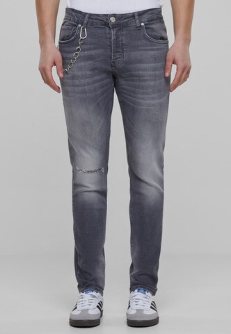 2Y Premium Skinny Jeans in Grau: predná strana