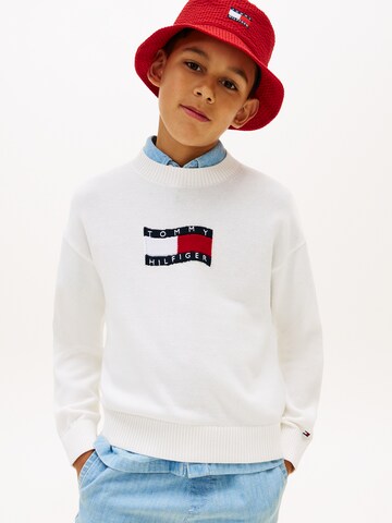TOMMY HILFIGER Sweater in White: front