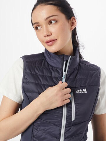 Gilet sportivo 'Routeburn' di JACK WOLFSKIN in grigio