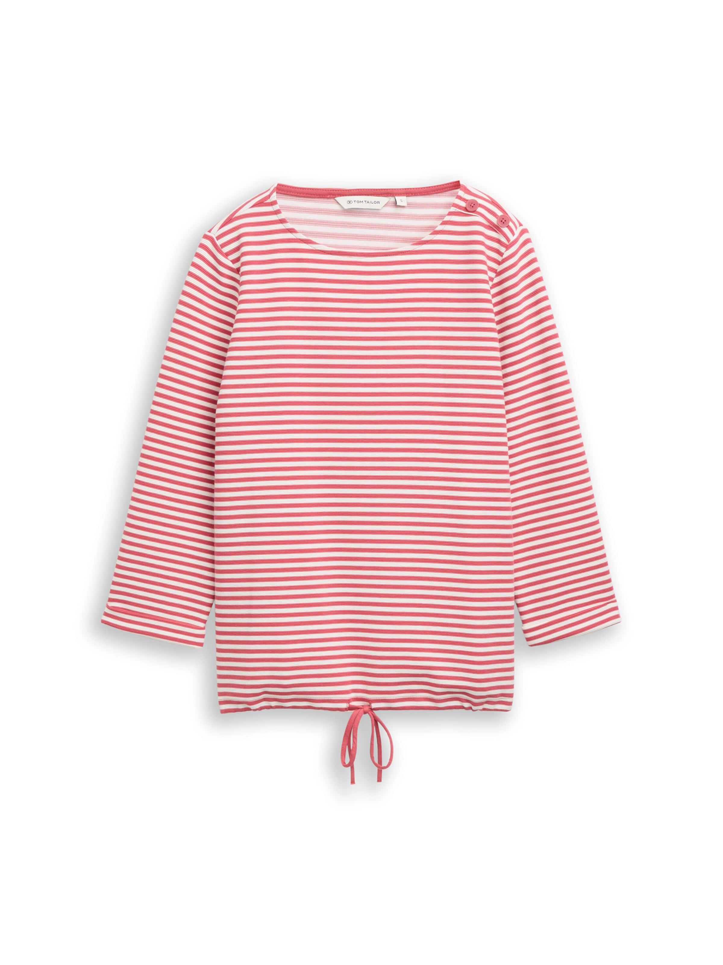 TOM TAILORMajica - roza boja: prednji dio