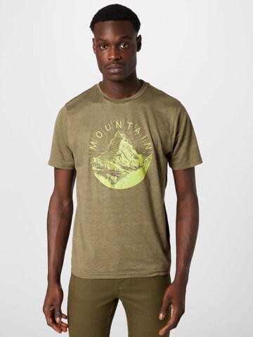 KILLTEC Funkční tričko – zelená: přední strana