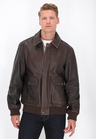 DreiMaster Vintage - Chaqueta de entretiempo en marrón: frente