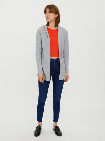 VERO MODA Knit cardigan 'Doffy' in Grey