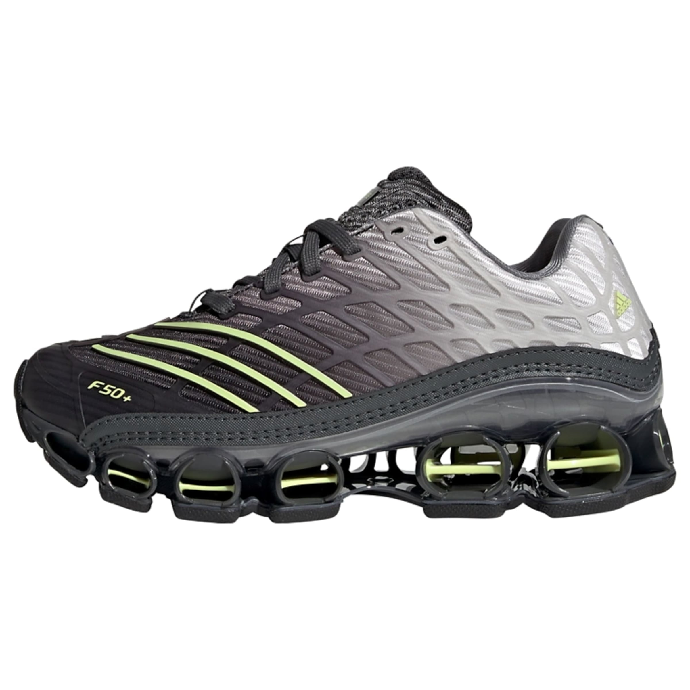 ADIDAS ORIGINALS Sapatilhas baixas 'Megaride F50 ' em 35,5 em cinzento / verde néon / preto, Vista do artigo