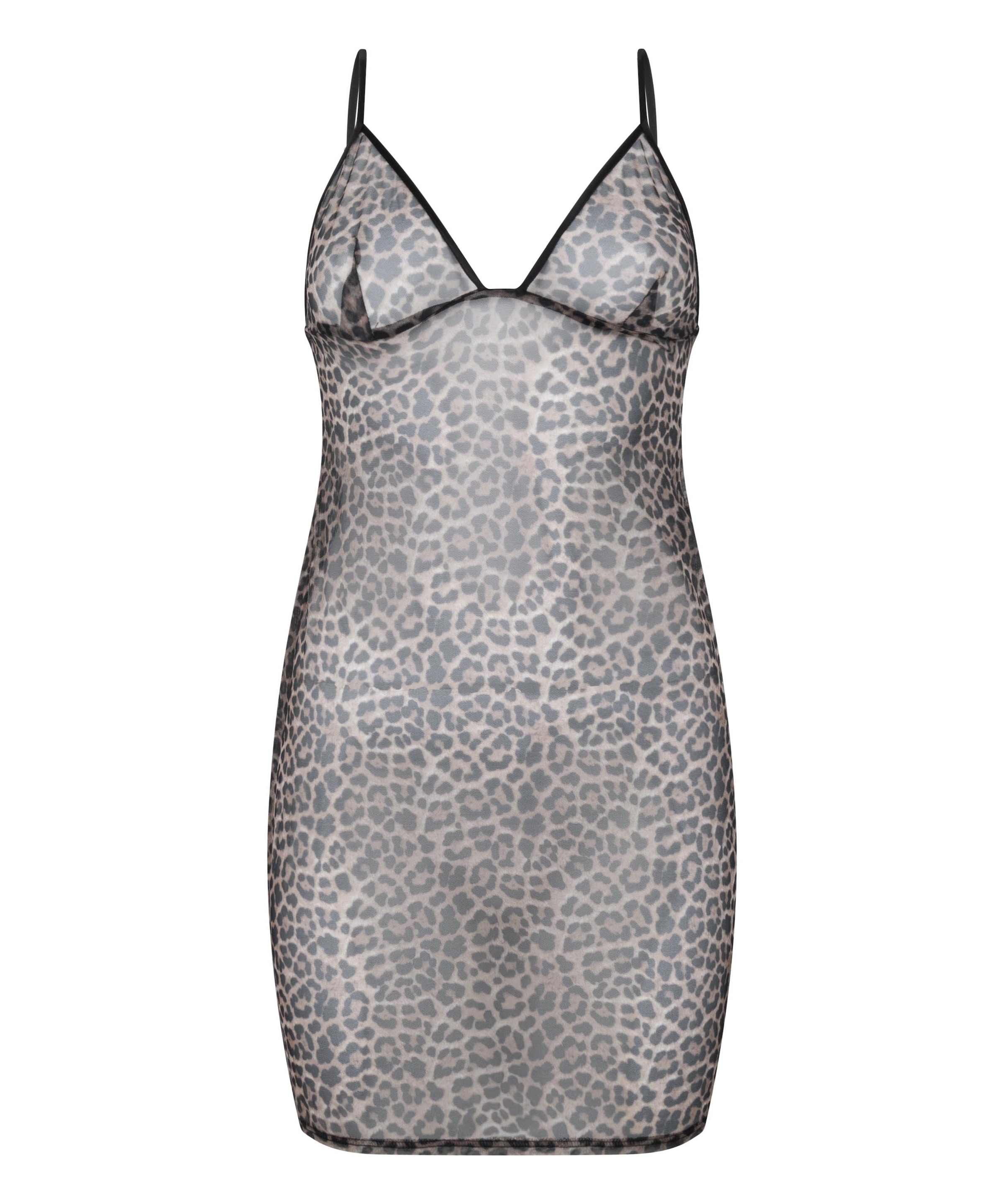 Hunkemöller Negligé in Zwart: voorkant