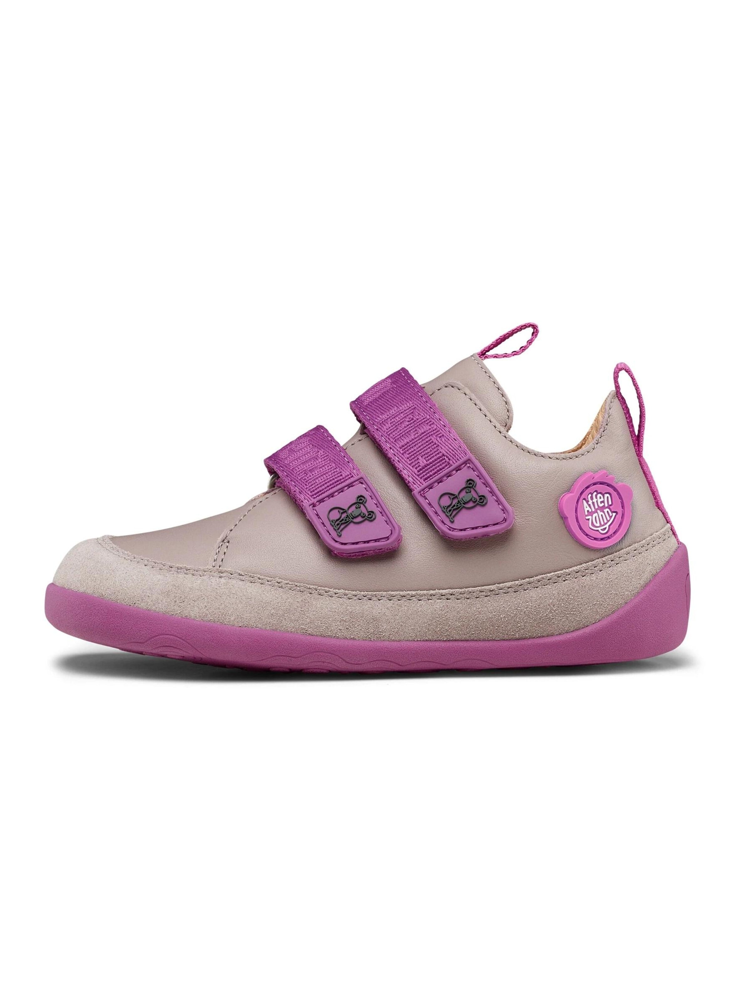 Affenzahn Sneakers 'Sneaker Leder Buddy' in Pink: front