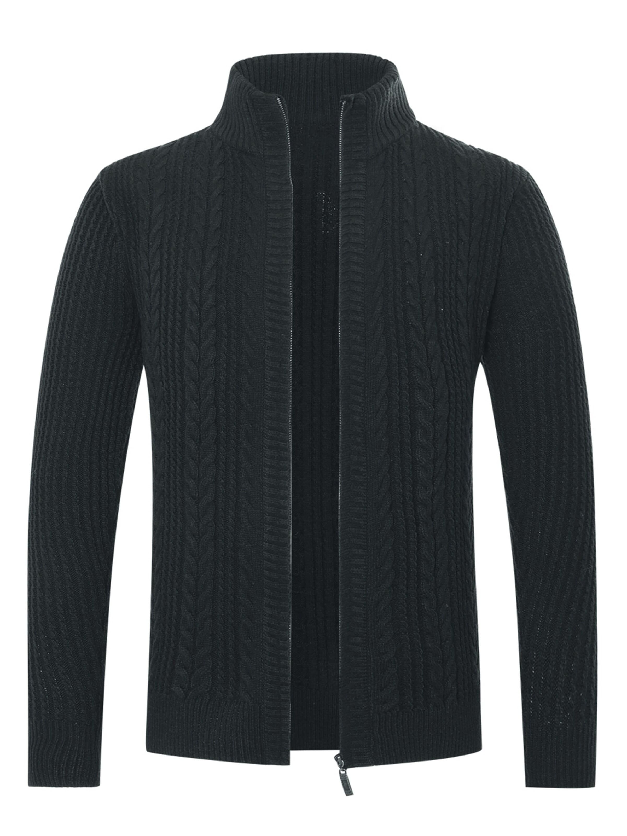 YOUTHUP Strickjacke 'Schmiegsam'‌‌‌ in Schwarz: Vorderseite