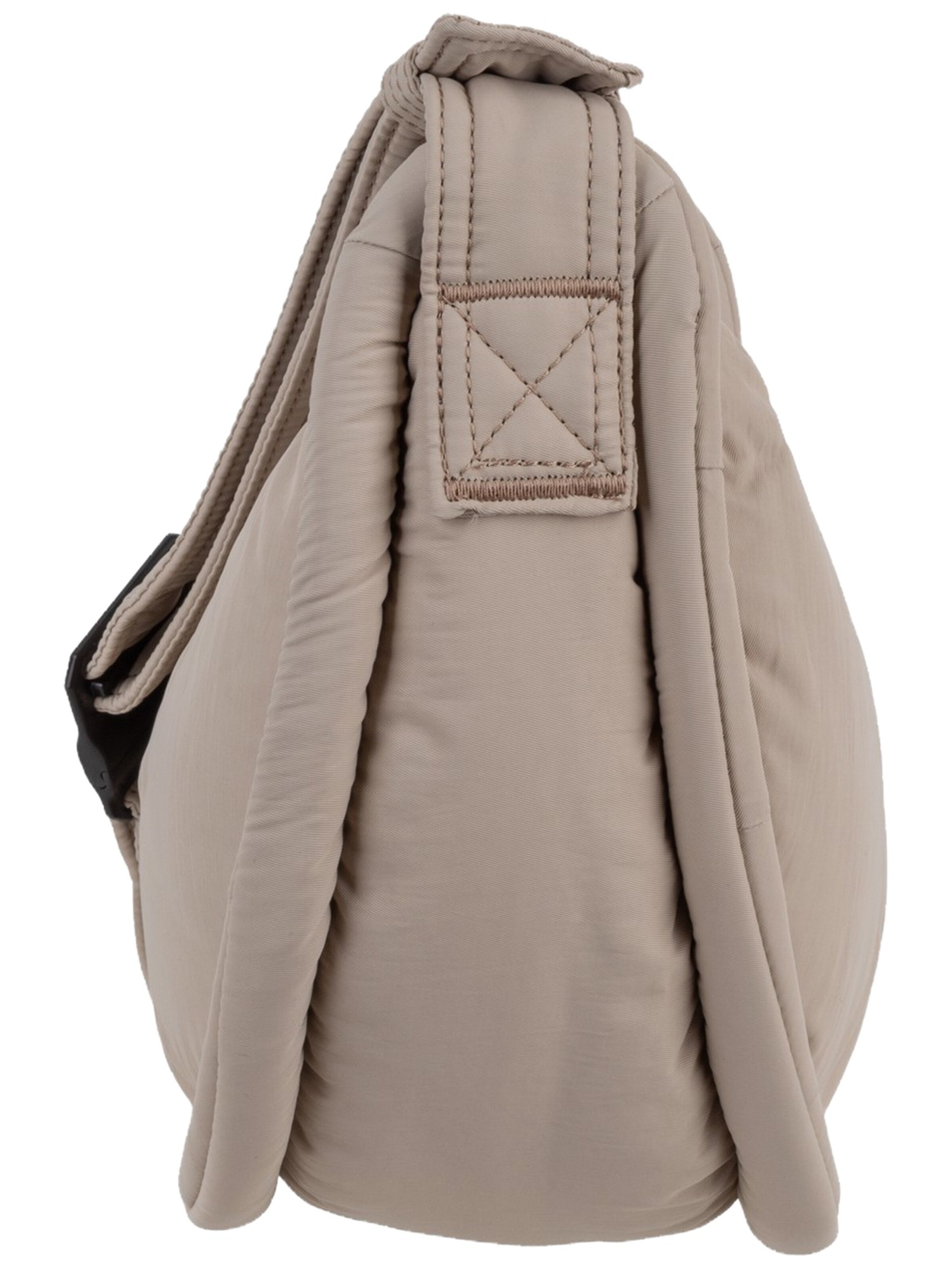 SANDQVIST Handbag ' Curve Halfmoon Mini ' in Beige