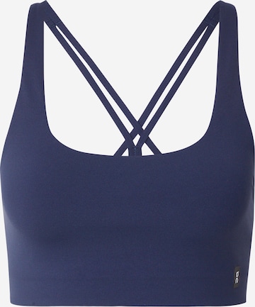 On Bustier Urheilurintaliivit 'Studio' värissä sininen: etupuoli