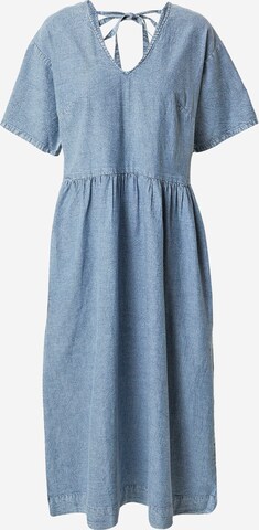 Robe Oasis en bleu : devant