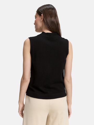 TOM TAILOR Gebreide bodywarmer in Zwart