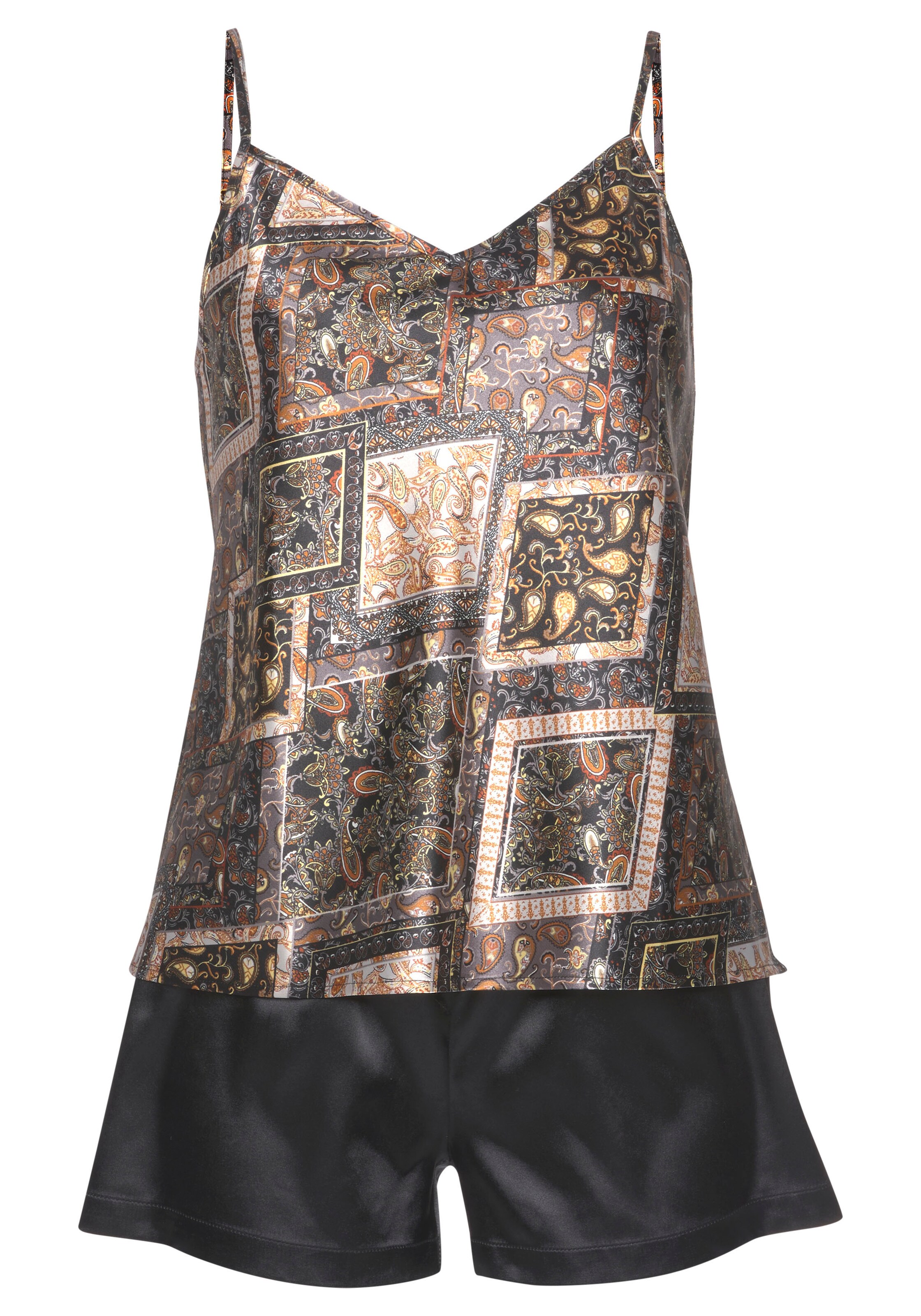 Pyjama LASCANA en noir : devant