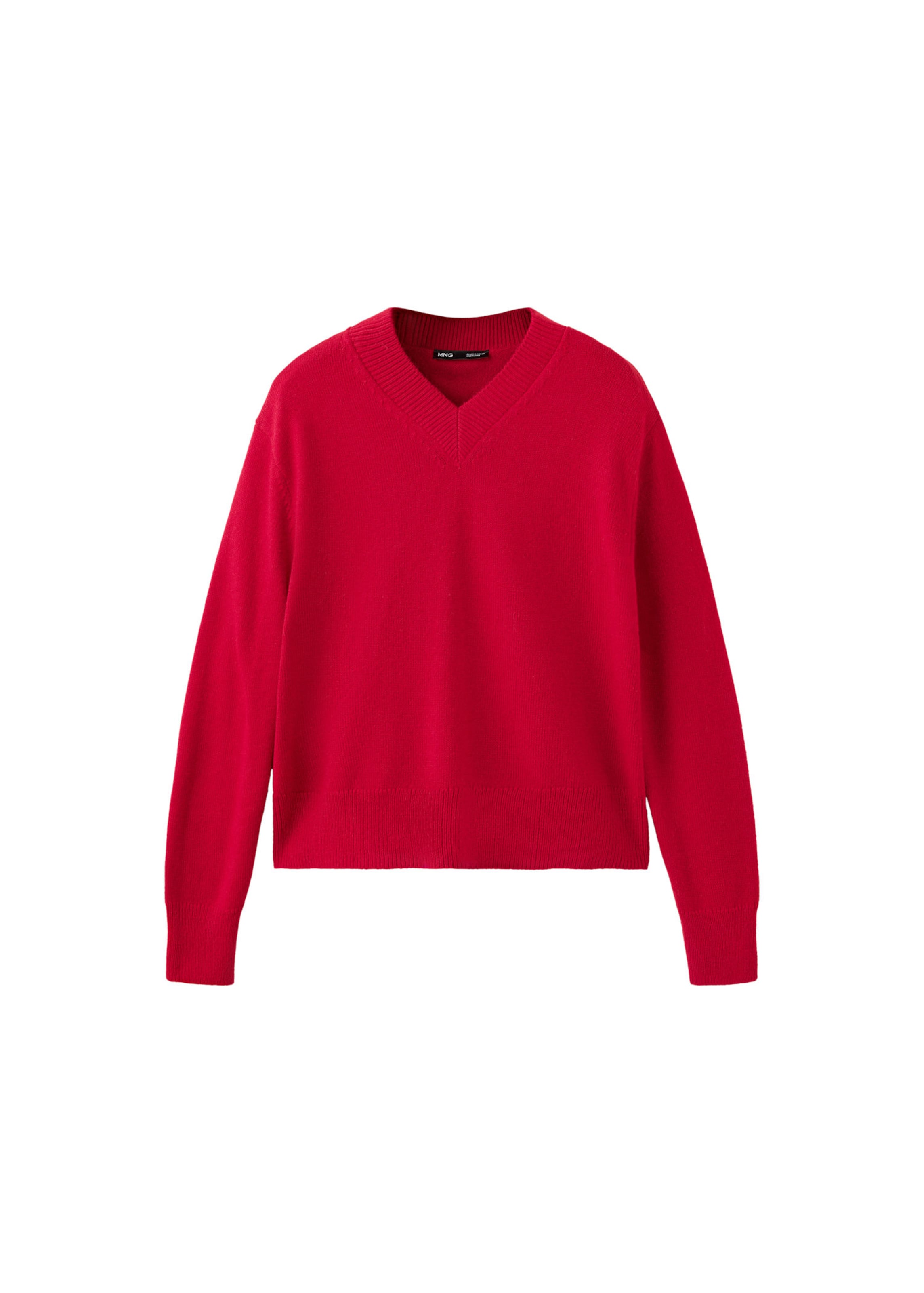 MANGO Trui 'LIMONI' in Rood: voorkant