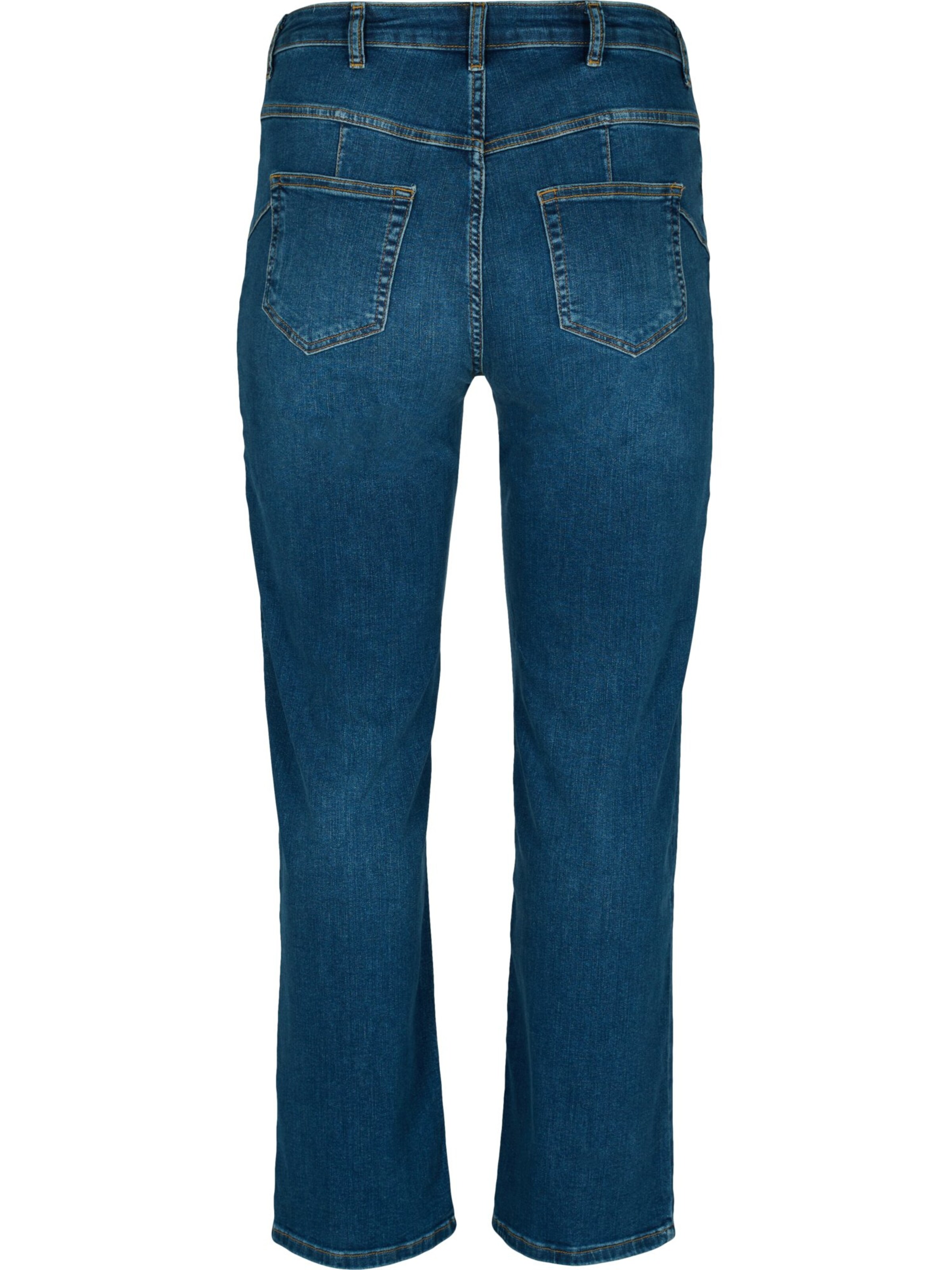 Zizzi regular Jeans 'GEMMA' i blå