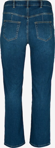 Regular Jeans 'GEMMA' de la Zizzi pe albastru