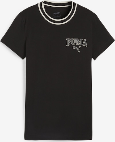 PUMA Functioneel shirt 'Squard' in de kleur Ecru / Grijs / Zwart, Productweergave