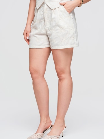 Ombre Hose in Beige: Vorderseite