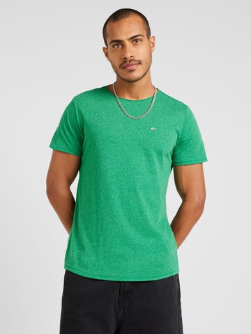 Tommy Jeans T-Shirt 'JASPE' in Grün: Vorderseite
