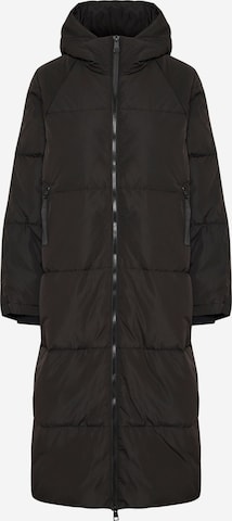 ICHI Vinterfrakke 'Bunala' i sort: forside