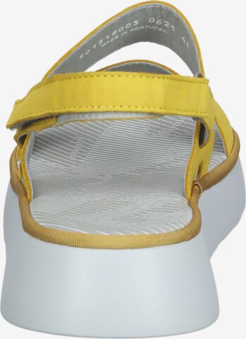 FLY LONDON Strap Sandals in Yellow