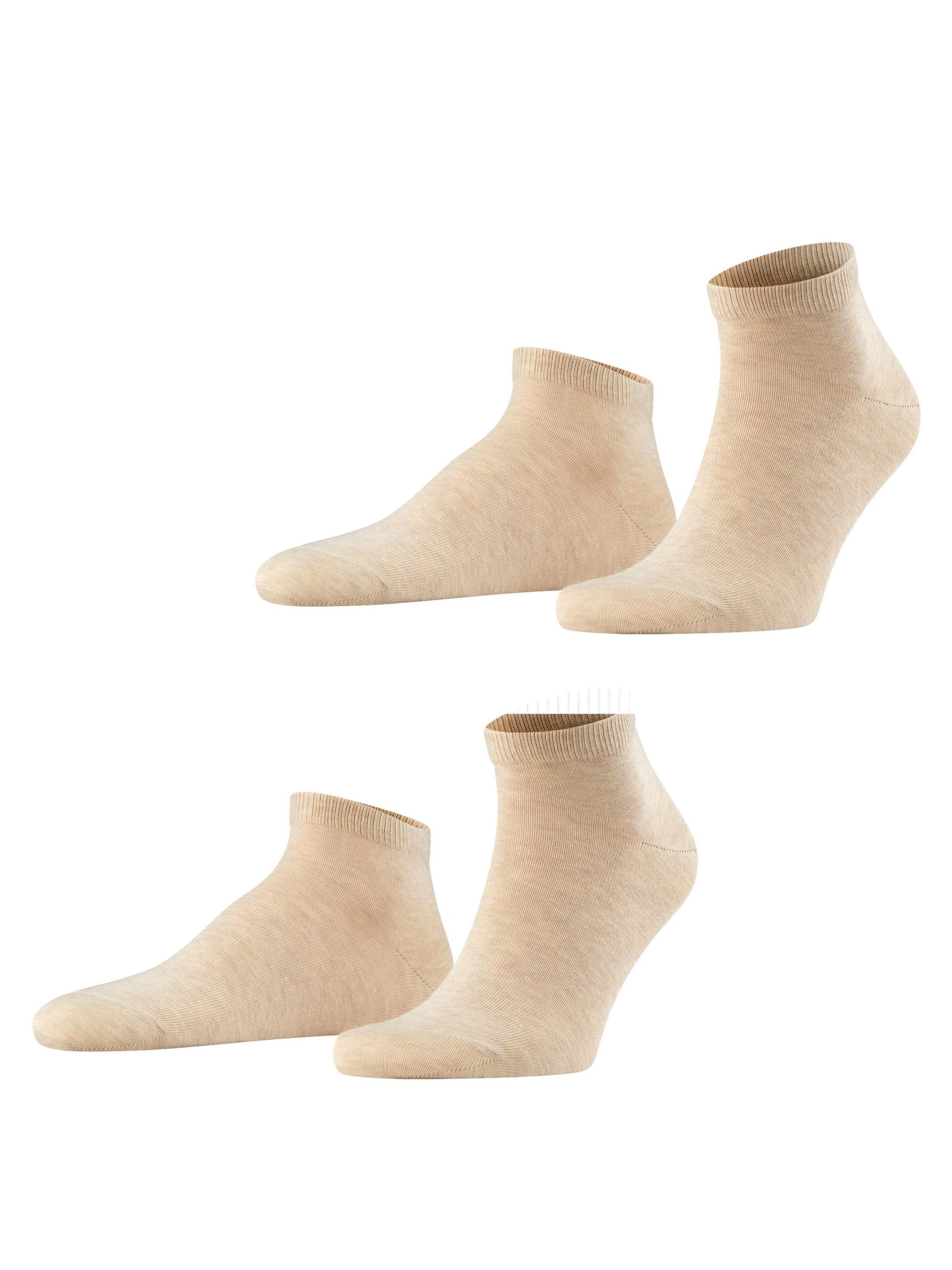 FALKE Socks 'Happy 2-Pack' in Beige: front