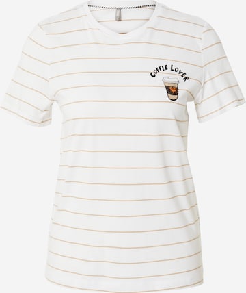 ONLY - Camiseta 'KITA' en blanco: frente