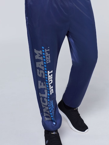 UNCLE SAM Loosefit Sporthose in Blau