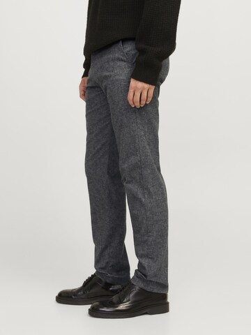 JACK & JONES Loose fit Chino Pants 'JHWKANE JJLOUIS' in Grey