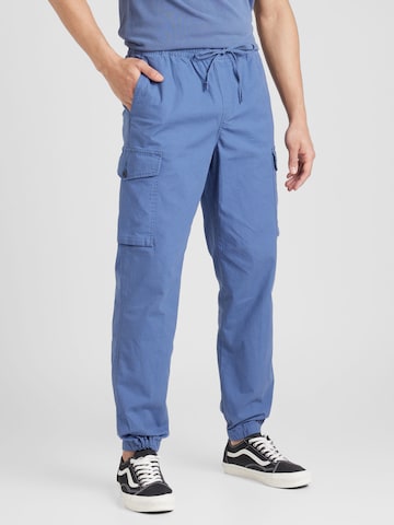 Dockers Tapered Cargobroek in Blauw: voorkant