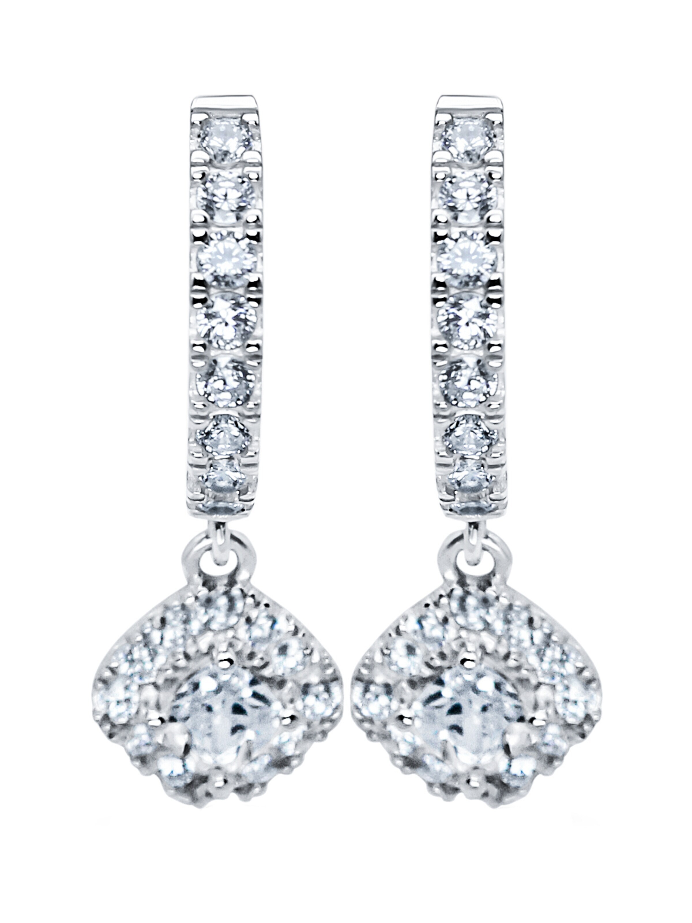 Eye Candy Earrings 'ECJ-ER0256' in Silver: front