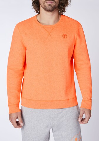 CHIEMSEE Regular Fit Sweatshirt in Orange