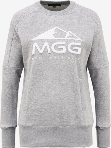 MGG Sweatshirt in Grijs: voorkant