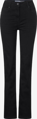 CECIL Slim fit Jeans in Black: front