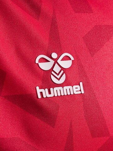 T-Shirt fonctionnel Hummel en rouge